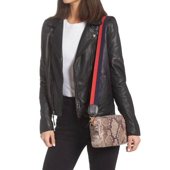 Clare V. Midi Sac Leather Crossbody Bag NWT - Picture 2 of 6